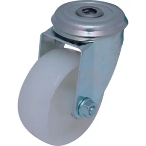 Image of 80X30MM B/H Swivel Castor (Zinc) P/N with Plain Bore