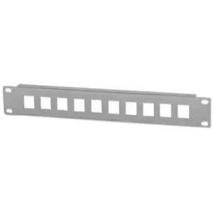 Image of Intellinet Patch Panel Blank 10" 1U 10-Port Grey