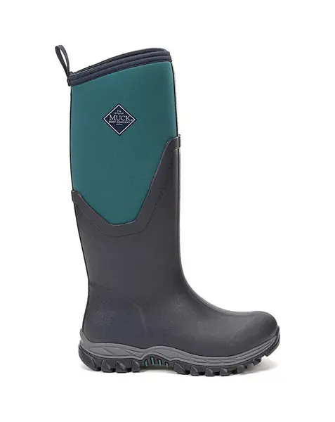 Image of Muck Boots Arctic Sport II Tall Navy/Teal Female 3 SK38722