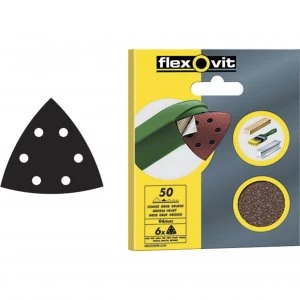 Image of Flexovit Delta Sanding Sheets Fine Pack of 6
