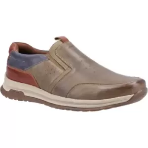 Image of Hush Puppies Mens Cole Slip On Leather Casual Shoes UK Size 11 (EU 45-46)