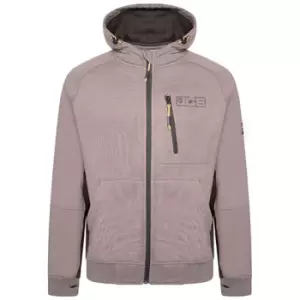 image of JCB Trade Zip Thru Hoodie Grey - S