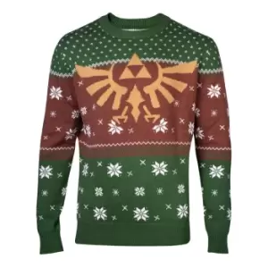 Image of Nintendo Legend of Zelda Golden Royal Hyrule Crest Christmas...