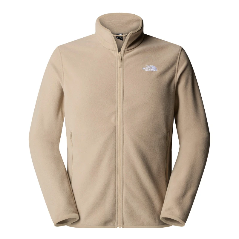 Image of The North Face 100 Glacier Full-Zip Fleece Mens Mushroom male 2X Large