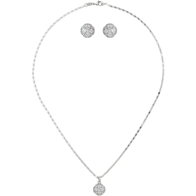 Image of Mason Knight Yager Heart Desgin Cubic Baugette Necklace White female One Size