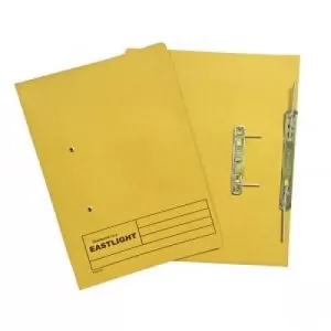 Image of Transfer Springfile Foolscap Yellow - Pack of 25