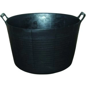 image of Wickes Strong Flexible Black Mixing Builders Tub - 73L