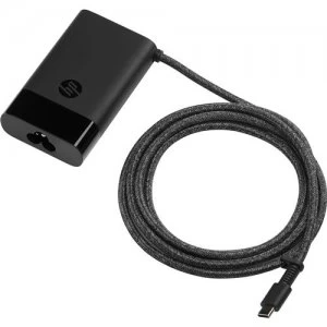 Image of HP 3PN48AA power adapter/inverter Universal 65 W Black