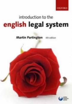 Image of An Introduction to the English Legal System by Martin Partington Paperback