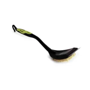 Image of Charles Bentley Bbq Brush With Steel Scraper - Green