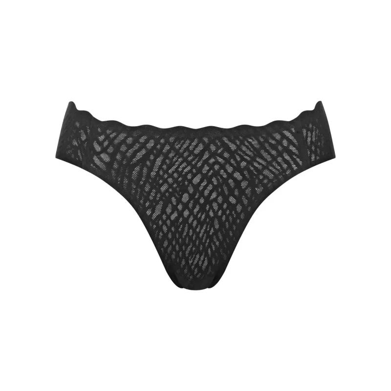 Image of Sloggi ZERO Feel Bliss High leg womens Knickers/panties in Black