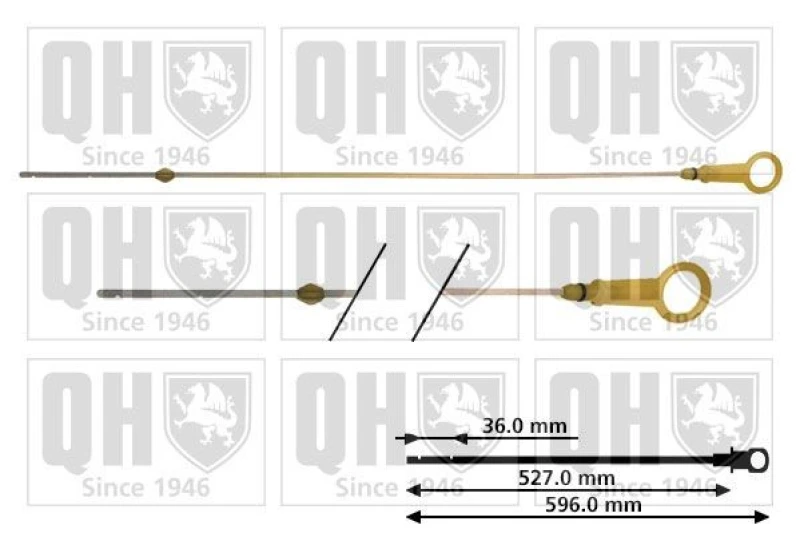 Image of QUINTON HAZELL Oil Dipstick QUINTON HAZELL QOD128