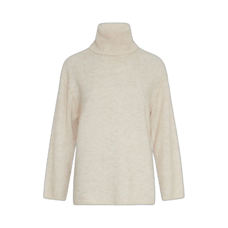 Image of moss copenhagen Womens sweater Moss Copenhagen Sistine R Beige Female XS/S