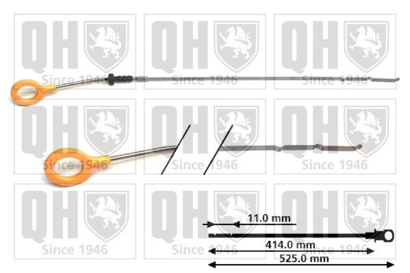 Image of QUINTON HAZELL Oil Dipstick QUINTON HAZELL QOD151