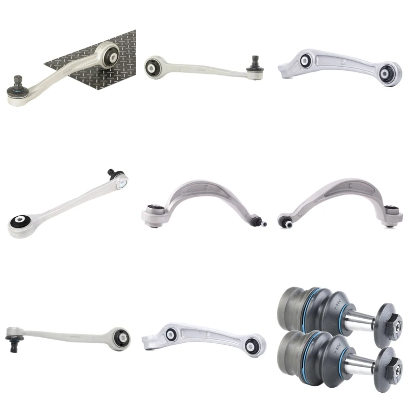 Image of RIDEX 772S0496 Control arm repair kit Front Axle, Trailing Arm Suspension Kit (772)