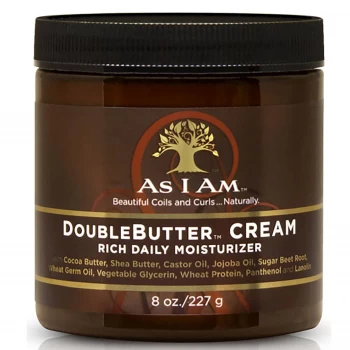 image of AS I AM Naturally Double Butter Styling Cream 227g