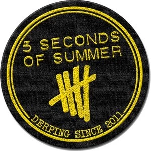 image of 5 Seconds of Summer - Derping Stamp Standard Patch