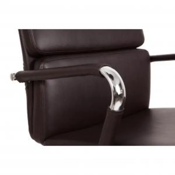 image of Deco Faux Leather Exec Chair Brown EXR13439TK