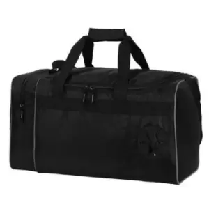 image of Shugon Cannes Sports/Overnight Holdall / Duffle Bag (33 Litres) (One Size) (Black/Light Grey)