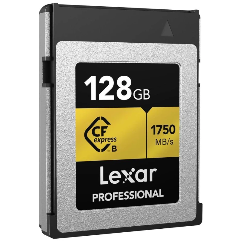 Image of Lexar Professional 128GB CFexpress Type B Card Gold Series