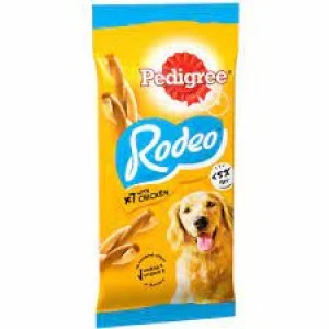 image of Pedigree Rodeo Adult Dog Treats with Chicken 123g