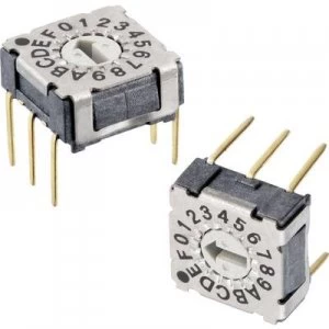 Image of Rotary switch 42 Vdc 0.1 A Switch postions 16 Wuer