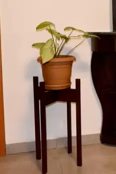Image of Florny Handmade Solid Wood Plant Stand Planter (60cm)