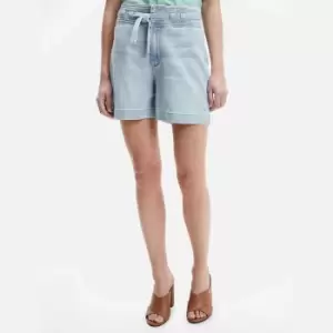 Image of Tommy Hilfiger Womens Denim Flare Short Rox Belt - Rox - XL