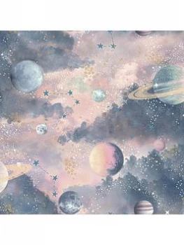 Image of Arthouse Glitter Planets Wallpaper