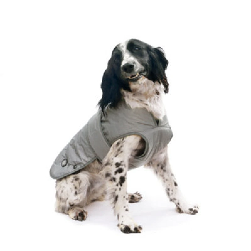 Image of Ancol 'Ultimate Reflective' Water Resistant Warm Fleece Lined XL Dog Coat Silver