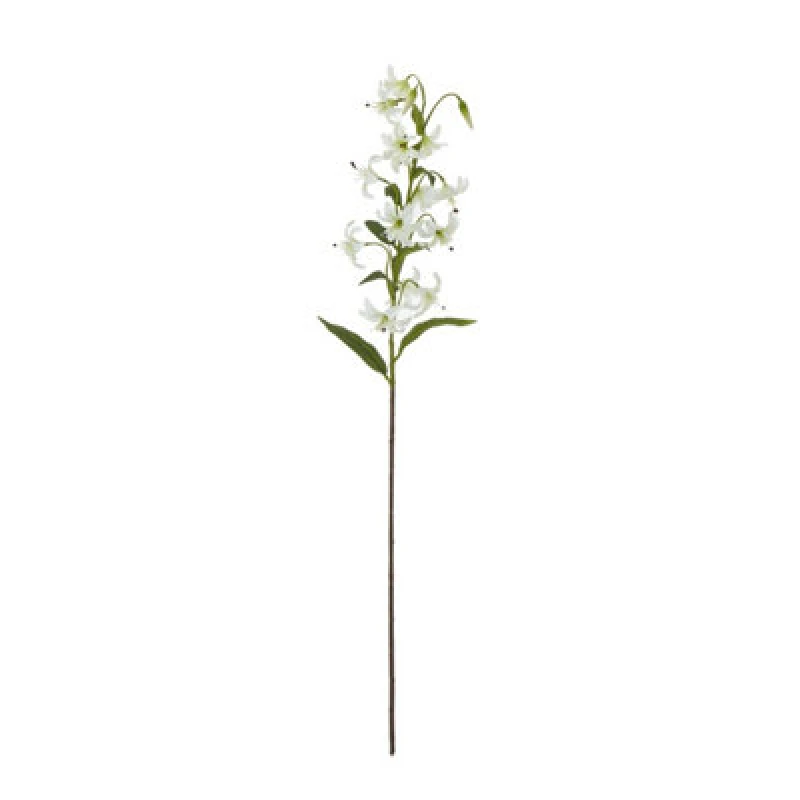Image of Hill Interiors Turks Cap Lily Spray Artificial Flower Green (One Size)