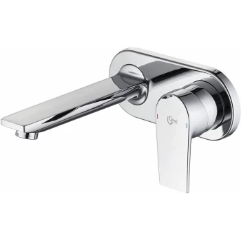 Image of Tesi Wall Mounted Basin Mixer Tap - Chrome - Ideal Standard