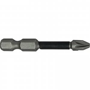 image of Faithfull Pozi Impact Screwdriver Bits PZ2 50mm Pack of 3