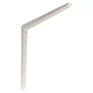 Image of Mitred White Shelf Bracket - 200 x 200mm