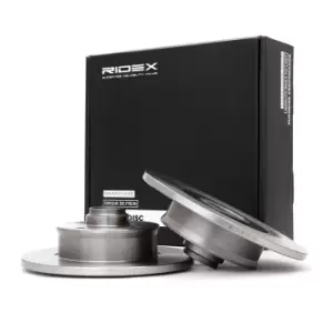 Image of RIDEX Brake disc 82B0233 Brake rotor,Brake discs VW,SEAT,GOLF III (1H1),GOLF II (19E, 1G1),POLO (6N2),Polo Schragheck (6N1),PASSAT Variant (3A5, 35I)