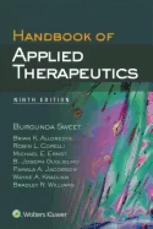 Image of handbook of applied therapeutics
