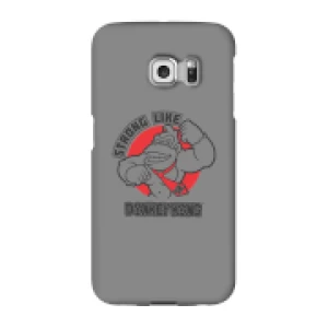 image of Nintendo Donkey Kong Strong Like Donkey Kong Phone Case - Samsung S6 Edge - Snap Case - Gloss