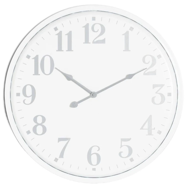 Image of Hill Interiors Aubrey Wall Clock in White White Unisex
