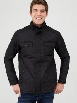 Image of Regatta Lleyton Quilted Jacket, Black Size M Men