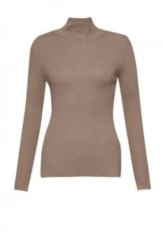 image of French Connection Nicola Knits High Neck Jumper White