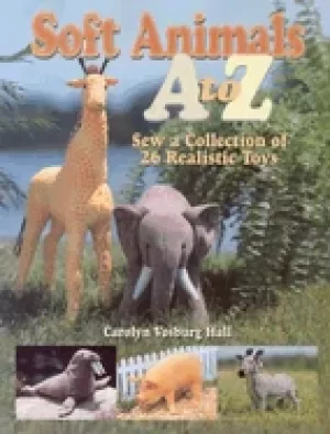 Image of soft animals a to z sew a collection of 26 realistic toys