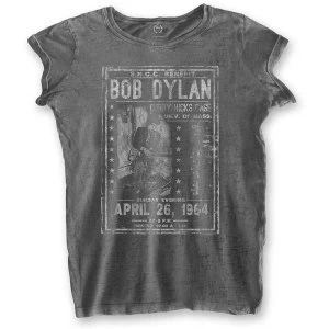 image of Bob Dylan - Curry Hicks Cage Ladies XX-Large T-Shirt - Grey