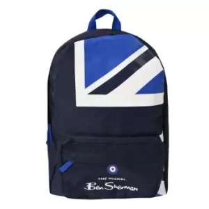 Image of Ben Sherman Sherman Union Jack Back Pack Juniors - Blue