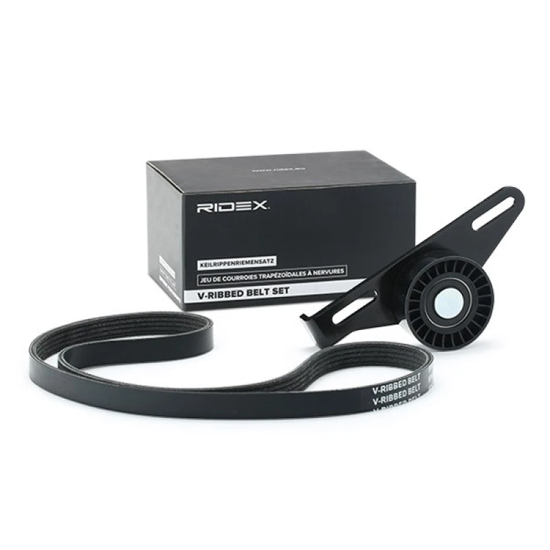 Image of RIDEX 542R0138 V-ribbed belt set V-Ribbed Belt Set (542)