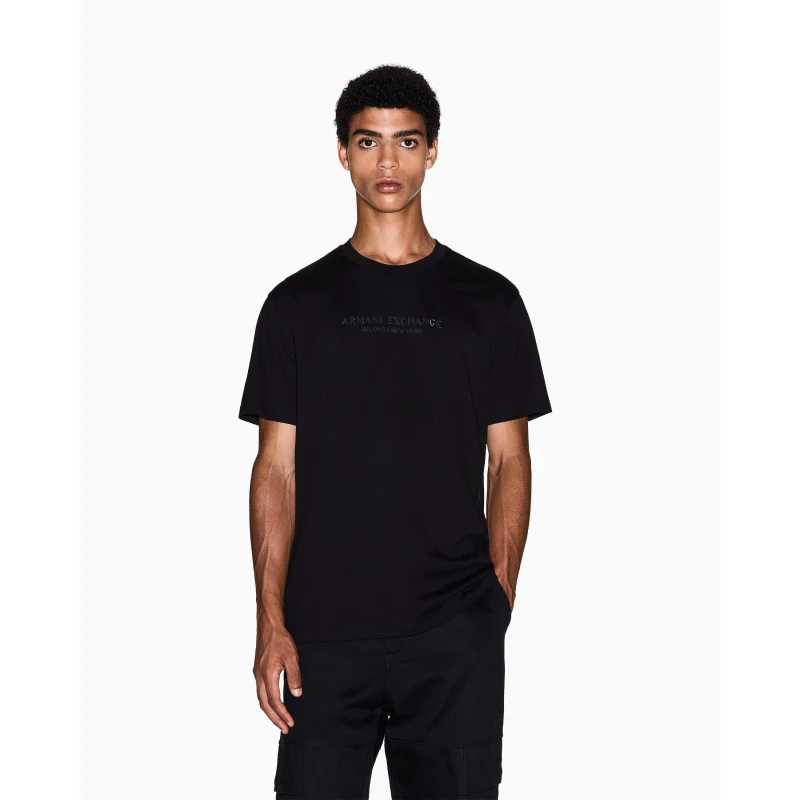 Image of Armani Exchange Mens T-Shirt Black male L