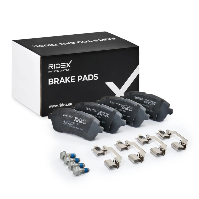 Image of RIDEX Brake pad set RIDEX 402B1719