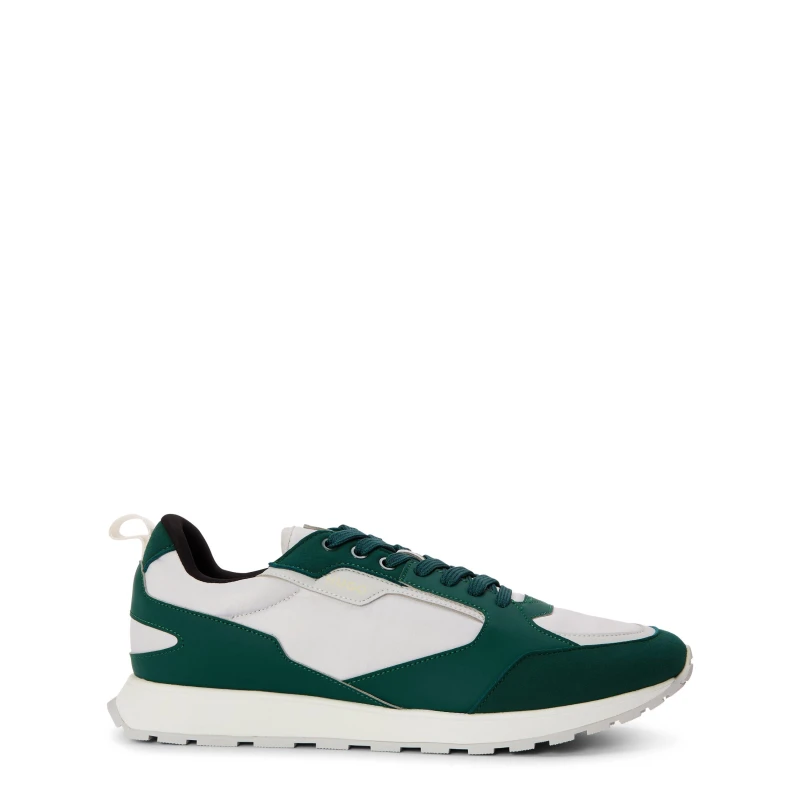 Image of Hugo Mens Icelin Runners Casual Low-Top Trainers Open Green male 7 (41)