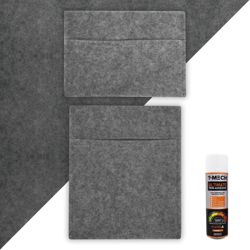 Image of MONSTER SHOP Camper Van Lining 2 x Storage Pouches & 5 x Cans Adhesive Glue 5055986191933