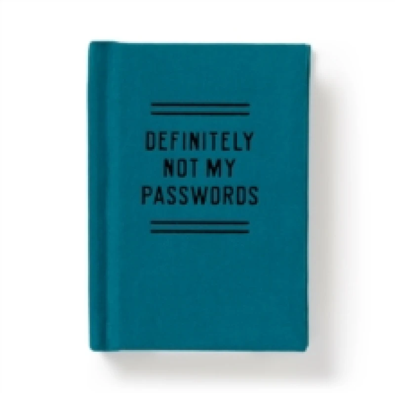 Image of Definitely Not My Passwords - Password Diary. Diary or journal. By Brass Monkey, Galison Books