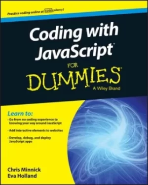 Image of Coding with JavaScript for dummies by Chris Minnick